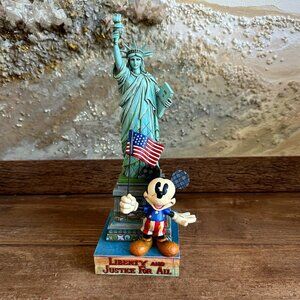 Jim Shore Walt Disney "Liberty And Justice For All"  EUC